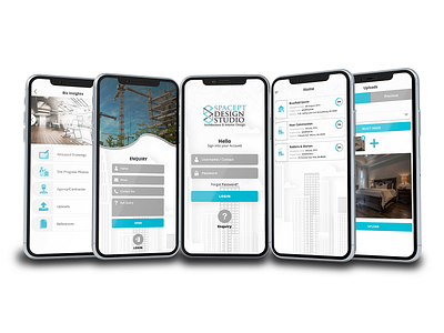 Spacept Design Studio Mobile App android app development app design graphic design icon ios app design logo design mobile app ui ui ux web design