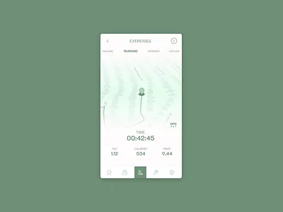 DailyUI #020 - Location Tracker 020 100days app dailyui design figma fitness app health app location app location tracker running app sports app ui ux