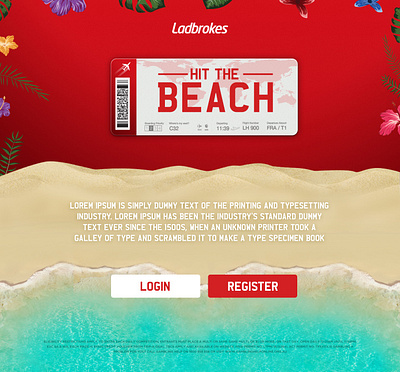 Ladbrokes hit the beach