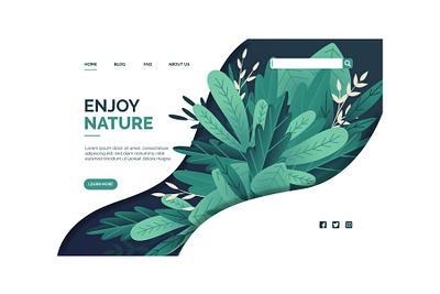 nature app art branding design digital icon illustration illustrator mountain ui web