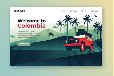 colombia art branding design digital icon illustration illustrator ui web