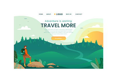 Travel app art branding design digital icon illustration illustrator ui web