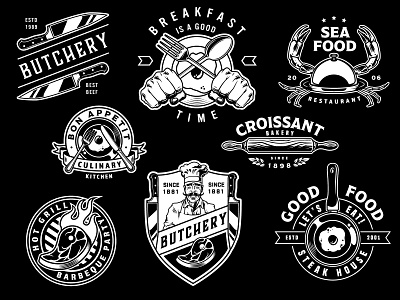 Food & Restaurants Logo bakery logo branding cafe cafe logo cuisine food foodie logo logo design logo vector restaurant restaurant logo vector vector design