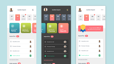 [UI DESIGN] To-Do App app branding flat design identity illustration illustrator logo ui ux vector