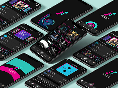 Music - App | IOS | Ux/Ui android app appdesign design firstshot invite ios iosdesign mobileapp music music player musicapp shot ui uiux ux uxui
