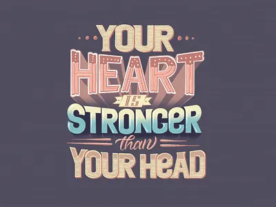 Typography 2020 calligraphy color fridaymood handlettering head heart illustration inspiration inspiring lettering lyrics palette quote strong typespire typography vibrant vibrant colours