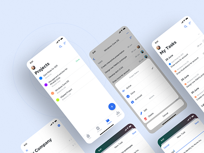 Time tracking mobile application app branding design ui ux