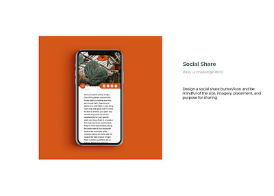 Social media share adobe xd adobexd app challenge daily ui dailyui dailyui010 design share social media ui