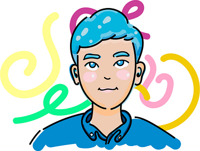 Boy Illustration adobe illustrator boy childhood children design digital drawing illustration illustrator landscape vector vector illustration