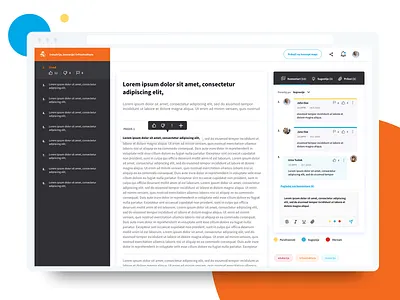 Visual text editor app design designer document editor layout screen design ui uidesign ux webdesign website design