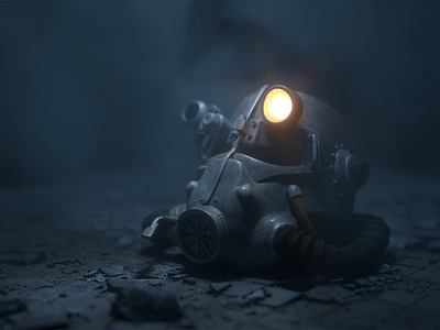 T45 Helmet - remake 3d cinema 4d cinema4d fallout 4 helmet octane octanerender t45