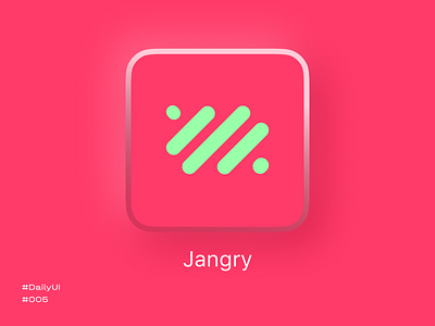 DailyUI #005 App Icon — Jangry app dailyui dailyui005 icon mobile ui