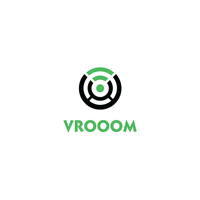 Vrooom logo Design app branding cars creative dailylogochallenge illustrator logo logodesign