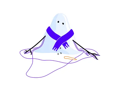 snowman climate change cold ice illustration melting snow snowman winter