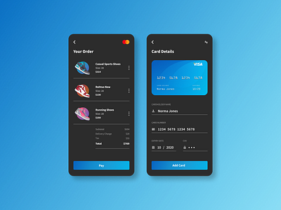 Credit Card Checkout app app design application chat app colors credit card checkout design ios ios app mobile mobile app mobile app design mobile design mobile ui payment ui uidesign uiux ux uxdesign