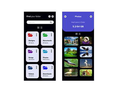 Folders ui ux