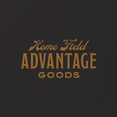 HFA Goods 002 branding design heritage logo mark typography vintage wordmark