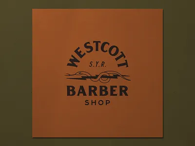 Westcott Barber 002 customtypography design graphic illustration logo mark type typography