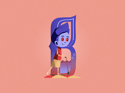 36 Days of type - Day 2 - B 36 days of type 36daysoftype adobe illustrator art artwork illustration vector vector art vector artwork