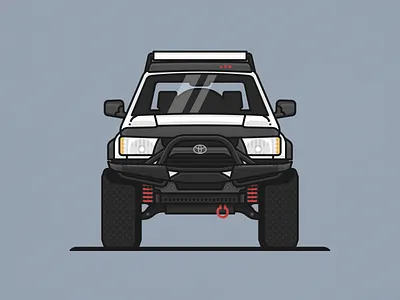 4Runner 4runner car illustration lines suv truck