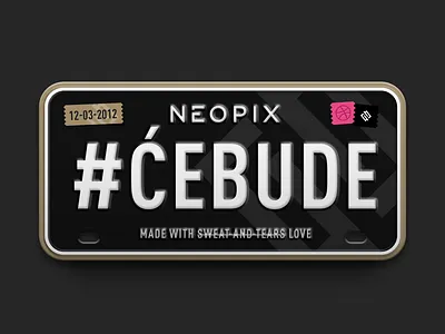 Neopix / Licence Plate branding car design dribbble dribbbleweeklywarmup illustrator licence plate neopix niš serbia vector illustration vehicle warmup weekly weekly warm up
