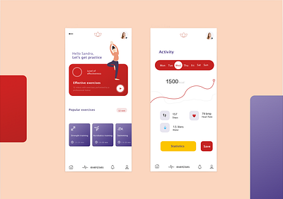 Yoga app 2020 app illustration sketch vector web yoga app