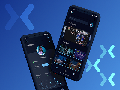 Mixer Redesign app concept dashboard gaming logo mixer profile streamer ui ux xbox