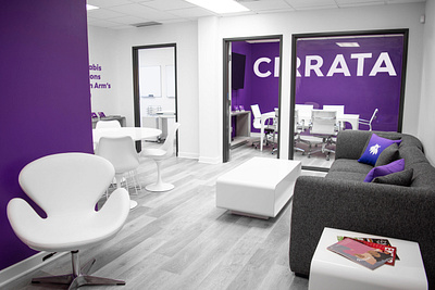 Cirrata Office art direction brand identity branding creative direction design interior design logo office office design