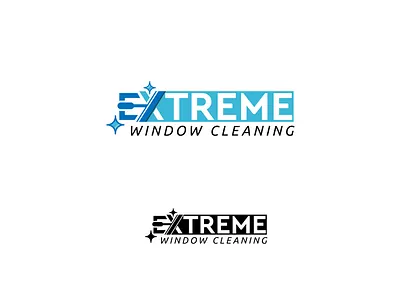 Window Cleaning Logo brand identity branding cleaning logo corporate identity design flat icon illustration logo logo design minimal new typography vector