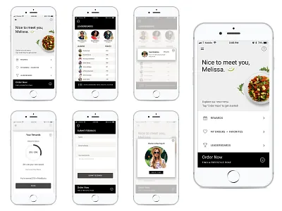 Freestyle Poke App Interface Design app design design interface restaurant typography user experience user inteface ux