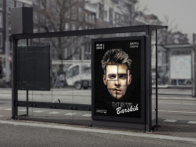 MAX Barskih with recital billboard concert poster singer