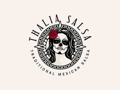 SUGAR SKULL LOGO DESIGN aztec dribbble fusion logo logo logo artist logo design logo designer logo designing mexican food skull art skull logo skulls sugar skull sugarskull