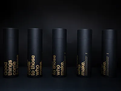 2019 Push Gift apron black craft gift gold mailer make printing tube