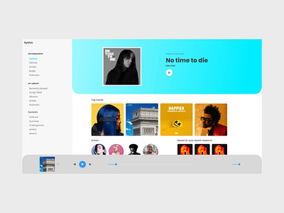 Daily UI Challenge #009 - Music Player daily ui daily ui 009 music player ui