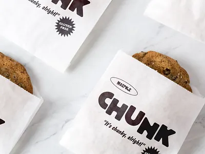 Maepole Cookie Bag Design chunky cookies design graphic design package design packaging packaging design