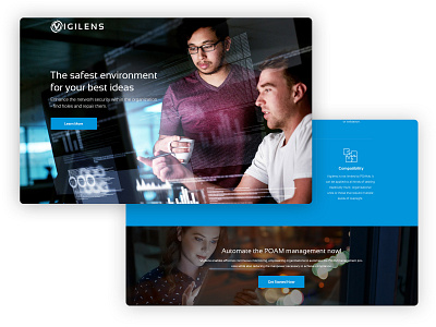 Website about Network Security branding creative design layout network security theme ui ux web design web development website