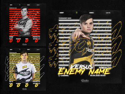 Na'Vi Perfecto - VK announce/aftermatch stats album cover artwork cover artwork cs:go design esports flat graphic design poster poster design social media