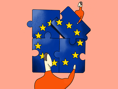 Journée Mondiale de L'Europe illustration