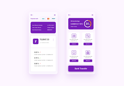 btc product that manages your bank transfer app app design bank transfer btc btc product interaction design ios app design mobile apps design mobile screens payment app user experience ux
