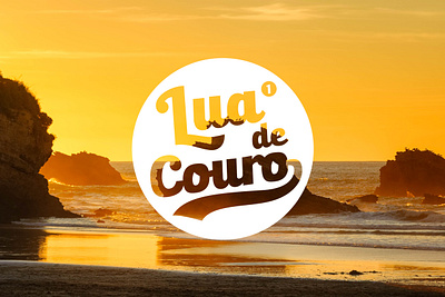 Lua de Couro - Batizado adobe illustrator badge biarritz bulleto capoeira euskadi logo zetafonts