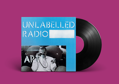 Vinyl record - Unlabelled Radio branding color design graphic design graphic design london music radio vinyl vinyl record