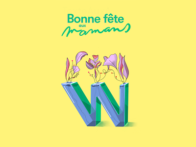 Fête des Mères fleur maman mom