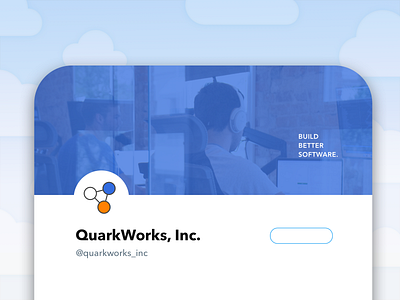 QuarkWorks Motto app brand design logo motto