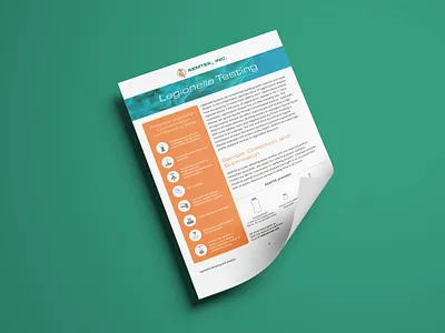 AEMTEK Flyer design branding flyer design iconography