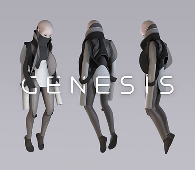 Genesis 3d character character design genesis girl logo shimur zbrush