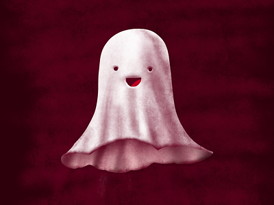 Ghost ghost illustration procreate