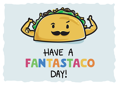 Taco Pun character characterdesign doodles foodie foodillustration foodpun illustration puns tacos vector