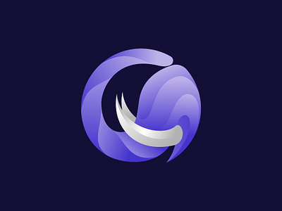 Elephant animal icon animal logo circle animal logo circle logo design dribbble elephant icon elephant illustration elephant logo gradient gradient logo icon illustration illustrator logo modern logo msaifulhak musafeer purple ui design