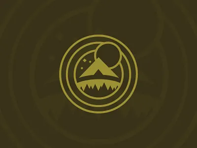 Adventure Mark adventure logo adventure mark branding green green logo icon logo mark olive wilderness logo