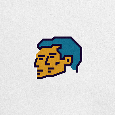 Gemini design face gemini geometric icon illustration logo minimal monogram